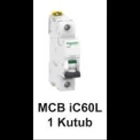 MCB  iC60L  1kutub      1A  A9F94101 1